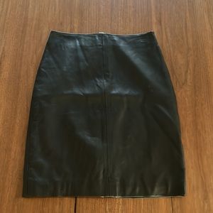 All Saints 100% Real Leather Skirt